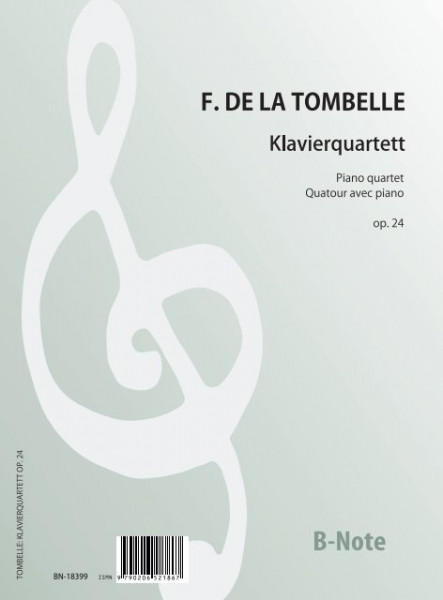 Tombelle: Quatour avec piano mi mineur op.24