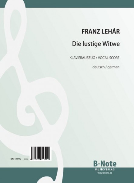 Lehár: Die lustige Witwe (Klavierauszug)
