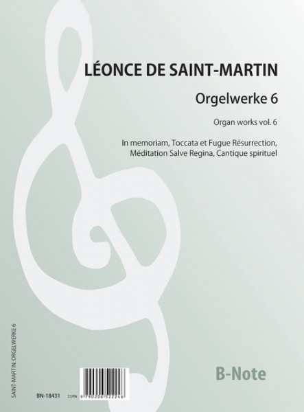 Saint-Martin: Oeuvres pour orgue 6