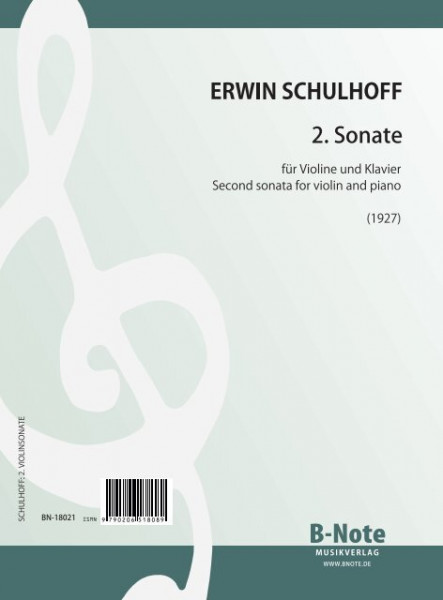 Schulhoff: Second sonata for violin and piano (1927)
