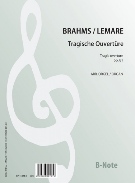 Brahms: Tragische Ouvertüre op.81 (Arr. Orgel)