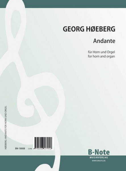 Høeberg: Andante pour cor et orgue
