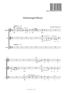 Huber: Guardian angel mass op.7 (choral score)