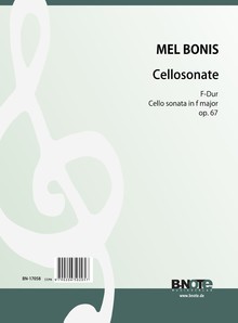 Bonis: Sonate pour violoncelle et piano en fa majeur op.67