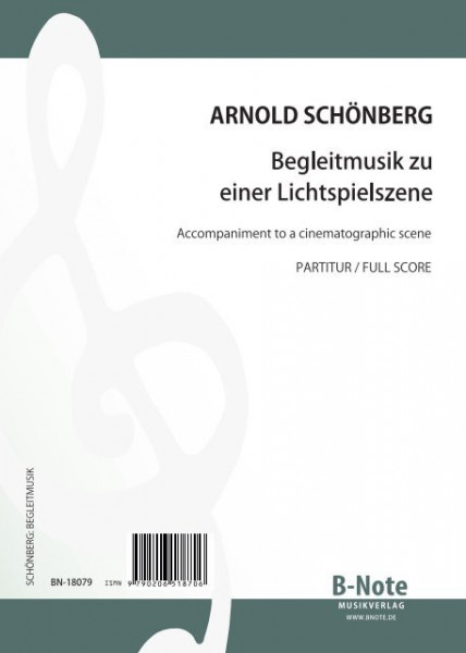 Schönberg: Begleitmusik zu einer Lichtspielszene für Orchester op.34 (Partitur)