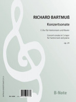 Bartmuß: Konzertsonate C-Dur für Harmonium und Klavier op.24 Bartmuß: Konzertsonate C-Dur für Harmonium und Klavier op.24