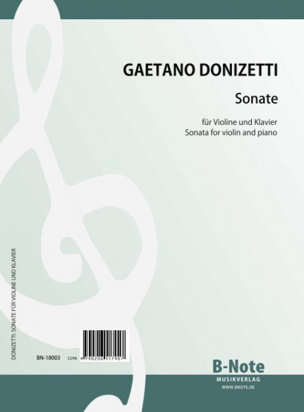 Donizetti: Sonate für Violine und Klavier