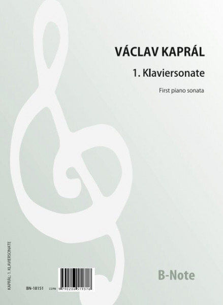Kaprál: Première sonate pour piano