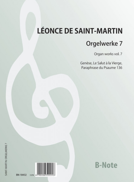 Saint-Martin: Oeuvres pour orgue 7