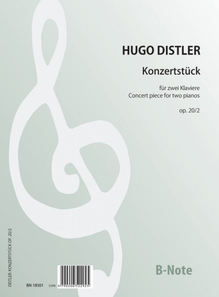 Distler: Concert piece for two pianos op.20/1