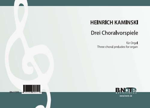 Kaminski: Trois prélude-chorales pour orgue