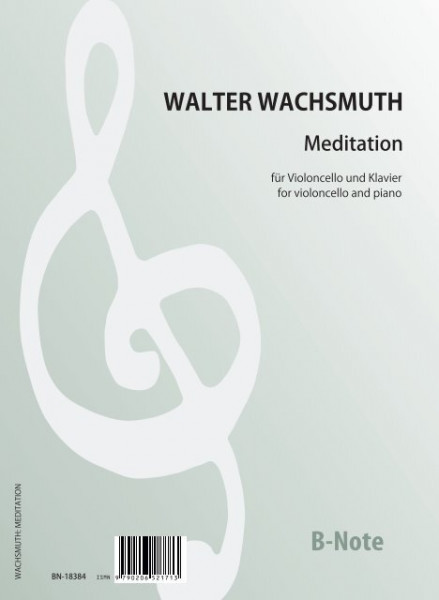 Wachsmuth: Meditation für Violoncello und Klavier
