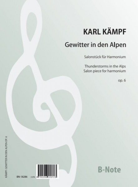 Kämpf: Gewitter in den Alpen - Salonstück für Harmonium op.6