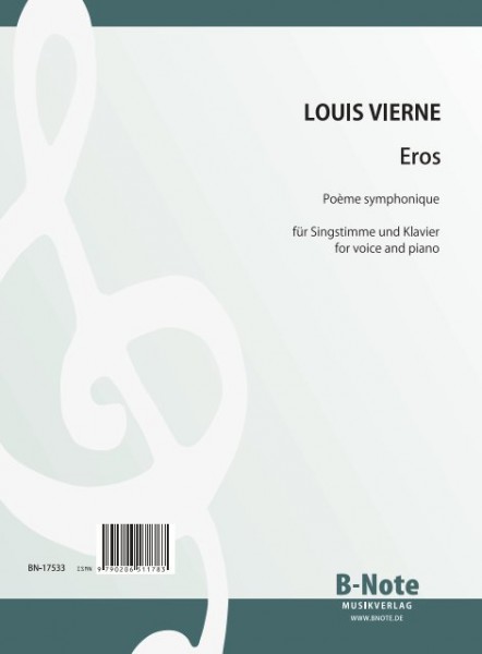 Vierne: Eros – Poème symphonique for voice and piano