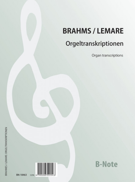 Brahms: Nine organ transcriptions (arr. Lemare)