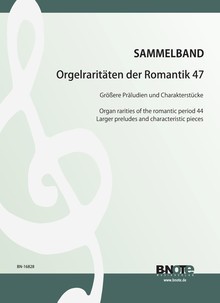 Orgelraritäten der Romantik 47: Größere Präludien und Charakterstücke