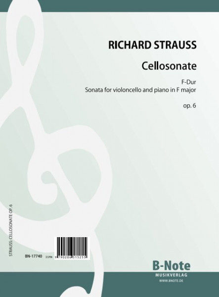 Strauss: Sonate pour violoncelle et piano en fa majeur op.6