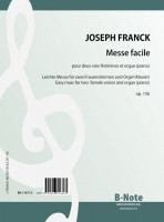 Franck: Messe facile pour deux voix féminines et orgue (piano) op.156 Franck: Messe facile pour deux voix féminines et orgue (piano) op.156