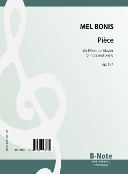 Bonis: Piece für Flöte und Klavier op.187