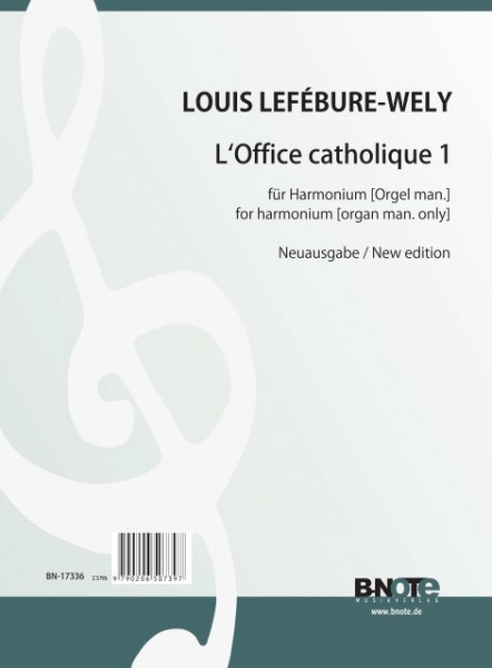 Lefébure-Wely: L’Office catholique 1 for harmonium or organ op.148 (New edition)