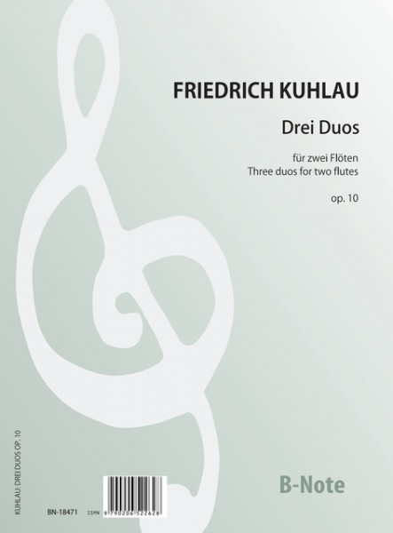 Kuhlau: Trois duos pour deux flûtes op.10