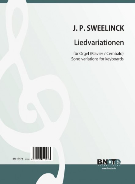 Sweelinck: Liedvariationen für Orgel (Klavier oder Cembalo)