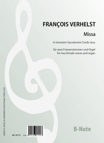 Verhelst: Missa in honorem Sacratissimi Cordis Jesu pour deux voix féminines et orgue