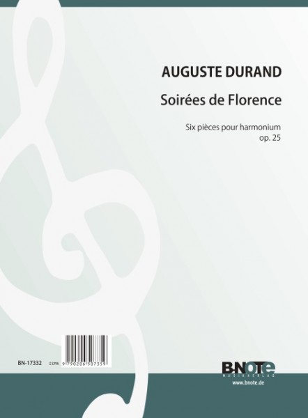 Durand: Soirées de Florence for harmonium op.25