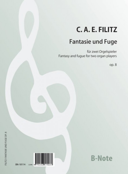 Filitz: Organ fantasy and fugue for two players op.8
