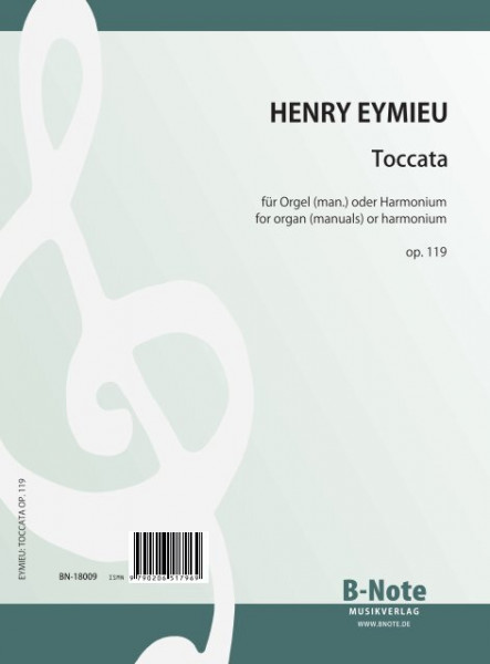 Eymieu: Toccata for organ (manuals) or harmonium op.119