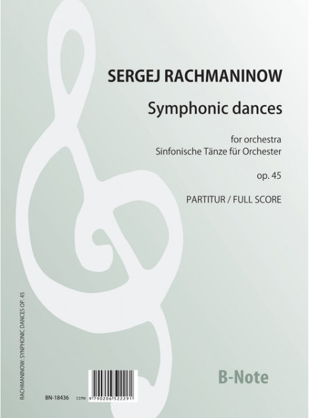 Rachmaninow: Danses symphoniques pour orchestre op.45 (partition)