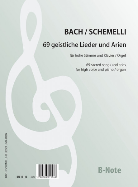 Bach: 69 chants spirituels et arias du livre de Schemelli BWV 439ff
