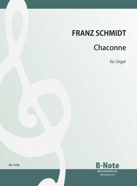 Schmidt: Chaconne pour orgue