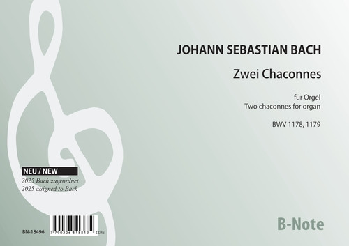 Bach: Two Chaconnes for organ BWV 1178,1179