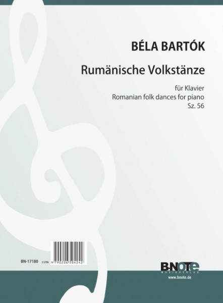 Bartók: Romanian folk dances for piano Sz.56