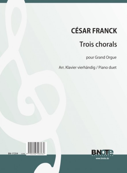 Franck: Three Chorales for organ (Arr. piano duet)