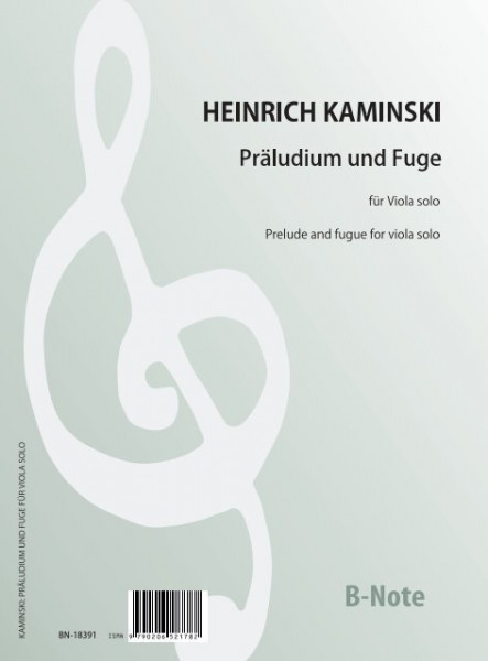 Kaminski: Prelude and fugue for solo viola