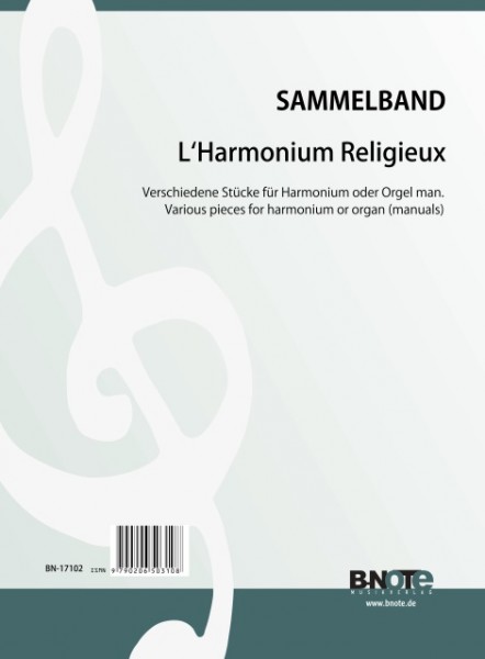 Diverse: L’Harmonium Religieux 1 – 46 easy pieces for organ or harmonium